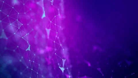 Abstract background Dot and connect line for cyber technology futuristic and Stock Photos