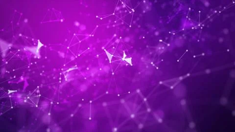 Abstract background Dot and connect line Stock Photos