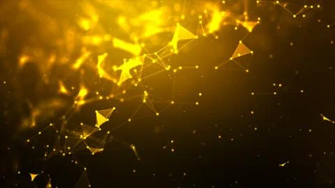 Abstract background Dot and connect line Stock Photos