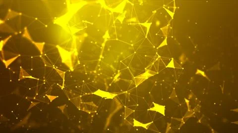 Abstract background Dot and connect line for cyber technology futuristic and Stock Photos