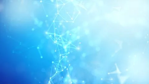 Abstract background Dot and connect line for cyber technology futuristic and Stock Photos
