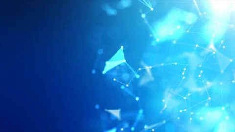 Abstract background Dot and connect line for cyber technology futuristic and Stock Photos