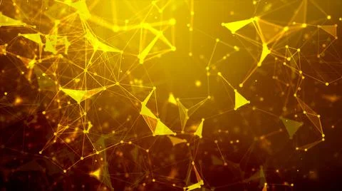 Abstract background Dot and connect line for cyber technology futuristic and  Stock Photos