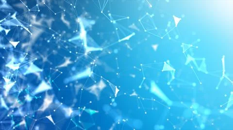 Abstract background Dot and connect line for cyber technology futuristic and  스톡 사진
