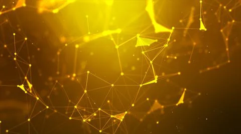 Abstract background Dot and connect line for cyber technology futuristic and  Stock Photos