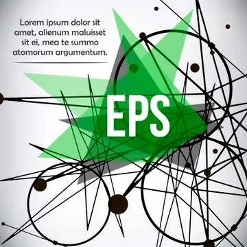 Abstract background with dots and lines. 스톡 일러스트