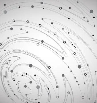 Abstract background with dots and lines. Stock Illustration