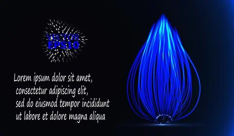 Abstract Background with Dots Array and Lines. Connection Structure. Geometri Stock Illustration