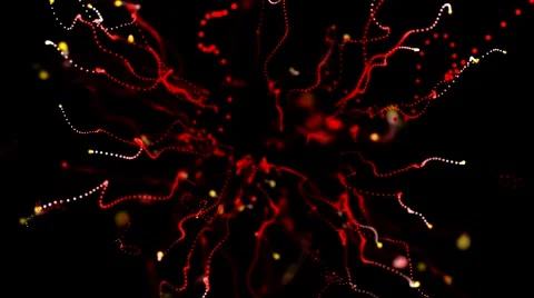 Abstract background with dots Stock Footage 41203437