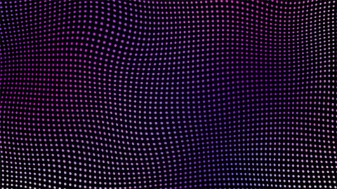 Abstract background, dots motion looped animation. Wave pattern Stock Footage 141949212
