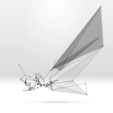 Abstract background with dotted grid 스톡 일러스트