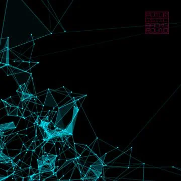 Abstract background with dotted grid 스톡 일러스트