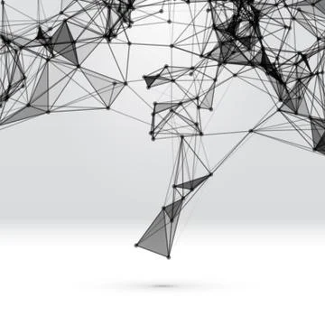 Abstract background with dotted grid 스톡 일러스트