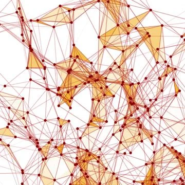 Abstract background with dotted grid Stock Illustration