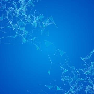 Abstract background with dotted grid Stock Illustration