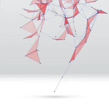 Abstract background with dotted grid 스톡 일러스트