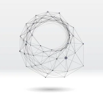 Abstract background with dotted grid 스톡 일러스트
