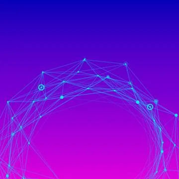 Abstract background with dotted grid 스톡 일러스트