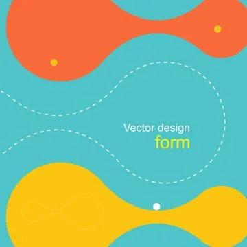 Abstract background of dotted lines and balls Stock Illustration