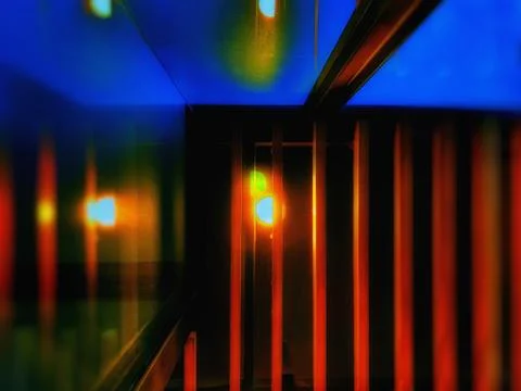 Abstract background. Downlight ray from ceiling. Stock Photos