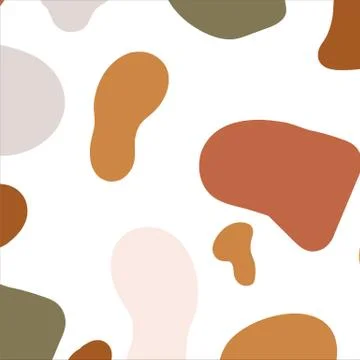 Abstract background drawn by hand. Blots and spots for your painting or panel Stock Illustration
