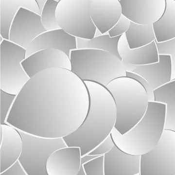 Abstract background with drop shadows. Paper petal Vector illustration. Stock Illustration