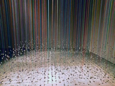 Abstract background of droplets. Stock Photos