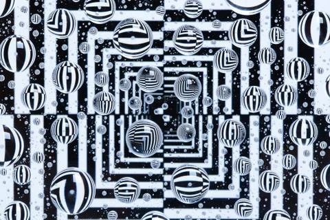 The abstract background with drops 库存照片