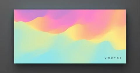 Abstract background with dynamic effect. Creative design poster with vibrant  Stock Illustration