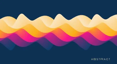 Abstract background with dynamic effect. Modern pattern. Vector illustration Illustrazione stock