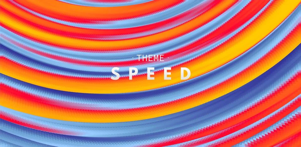 Abstract background with dynamic effect. Motion vector Illustration. Stock Illustration