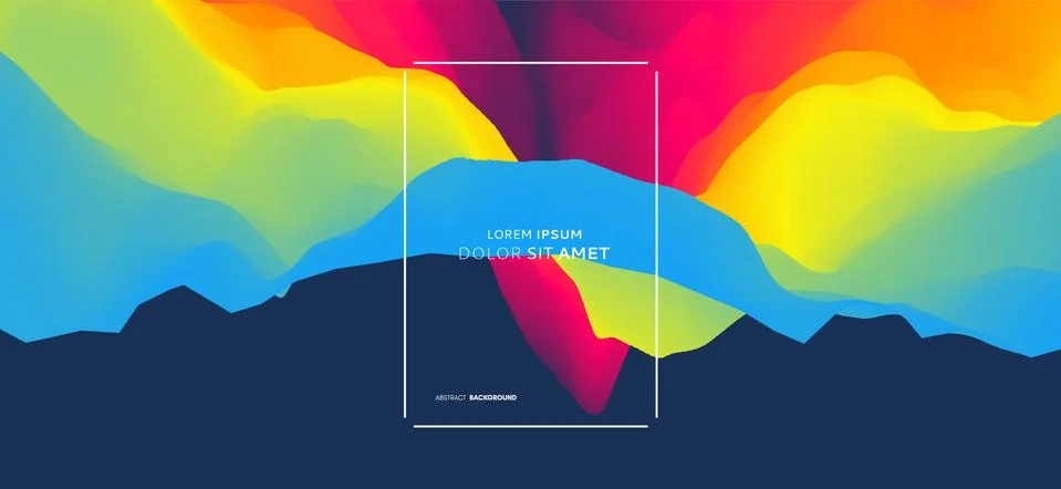 Abstract background with dynamic effect. Motion vector Illustration. Stock Illustration