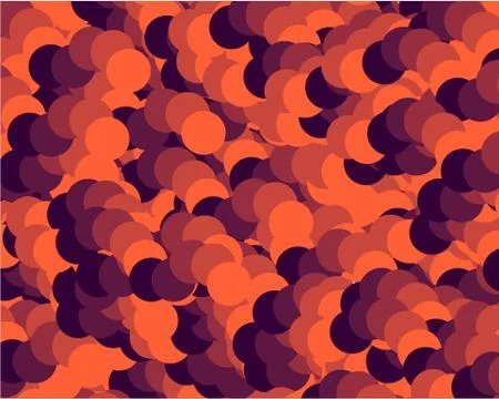 Abstract background dynamic round shapes bright colors Stock Illustration