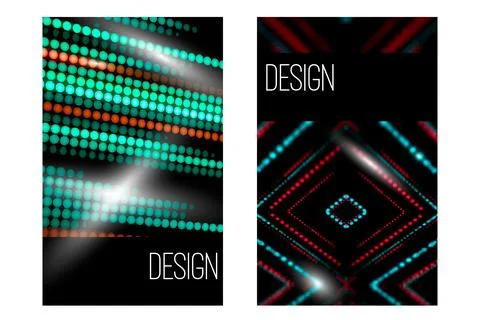 Abstract background with dynamic shape composition. Design element for post.. Stock Illustration