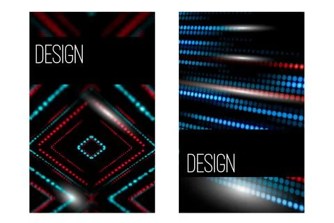 Abstract background with dynamic shape composition. Design element for post.. Stock Illustration