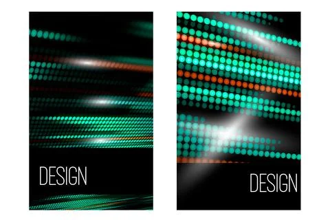 Abstract background with dynamic shape composition. Design element for post.. Stock Illustration
