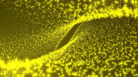 Abstract background with a dynamic wave. Abstract wave. Big data technology.. Illustrazione stock