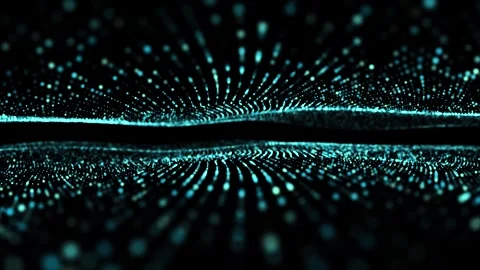 Abstract background with a dynamic wave.3d rendering Stock Footage 253476908