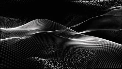 Abstract background with a dynamic wave.Connecting background. Abstract wav.. Illustrazione stock