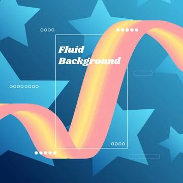 Abstract background with dynamic waves and place for text. Vector illustration. Illustrazione stock