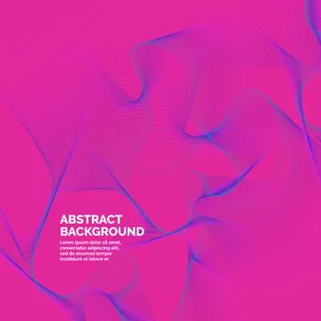 Abstract background with a dynamic waves. Stock Illustration