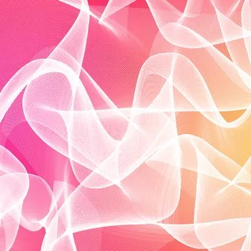 Abstract background with dynamic waves. Vector illustration. Gradient mesh. Stock Illustration