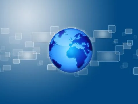 Abstract background of earth Stock Illustration