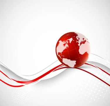 Abstract background with earth Stock Illustration