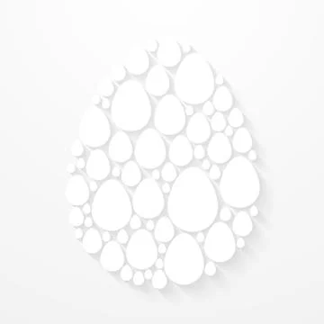 Abstract background with easter Stock Illustration