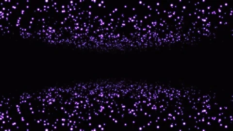 Abstract background, with the effect of purple glowing particles floating Vídeos de archivo 329106166