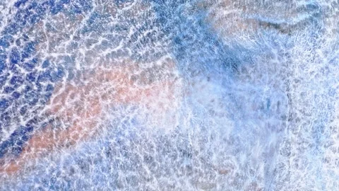 Abstract background with effect sea waves and foam. Smartphone wallpaper or Stock-Footage 255961725