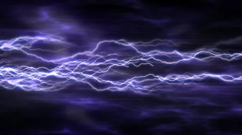 Abstract background with electric arcs Video stock 35542455