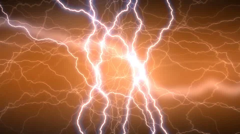 Abstract background with electric arcs Video stock 35542481