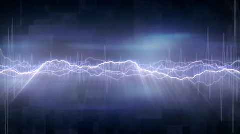 Abstract background with electric arcs Video stock 35542567